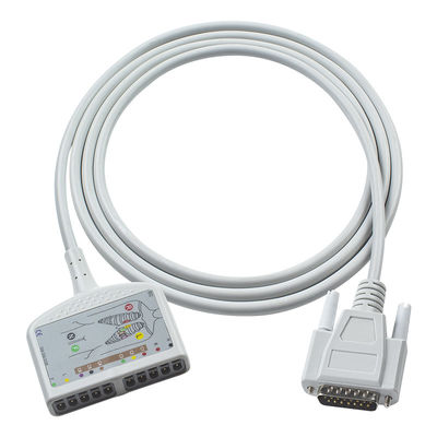 Compativel Nihon Kohden ECG Diagnostic EKG Cable 10Lead para Cardiofax C, Cardiofax GEM 9020K, Cardiofax M
