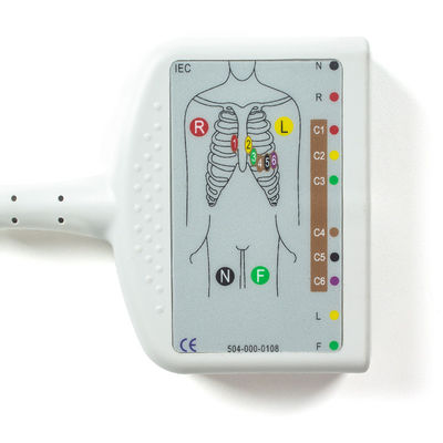 10Cable do paciente de ECG de chumbo compatível com Schiller AT10, AT10 Plus, AT101, AT102, AT102-Plus, AT104, AT110