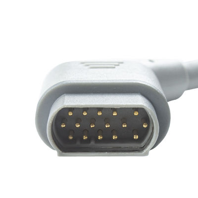 Compatível com Multimed 6 Pod Patient Cable 3.5M 6Lead ECG com Função SpO2/Temperatura/ECG