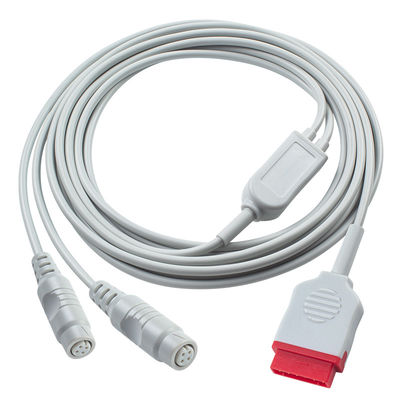 3.5M GE IBP Adaptador Cable para conector duplo P-hilips para equipamento de diagnóstico médico
