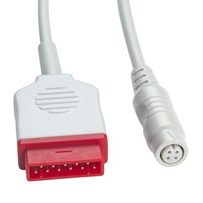3.5M GE IBP Adaptador Cable para conector duplo P-hilips para equipamento de diagnóstico médico