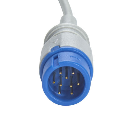 Compatível ViewMed 9Pin SpO2 Probe Adult ViewMed Monitor de saturação Clipe de dedo 3.0M