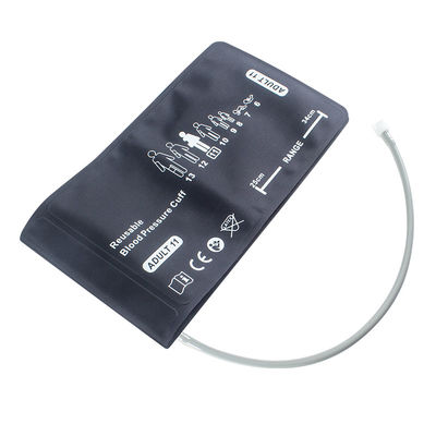 Welch Allyn NIBP Cuff 25 - 34cm Adultos Single Tube 508243 REUSE-11-1TP Tri-purpose FlexiPort Cuff de pressão arterial