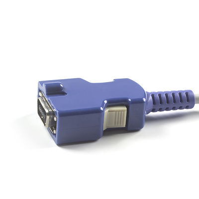 Sensor de SpO2 3M semiacabado para C-ovidien N-ellcor Pulso Oxímetro Cable 100g Peso e DB 14-pin conector roxo