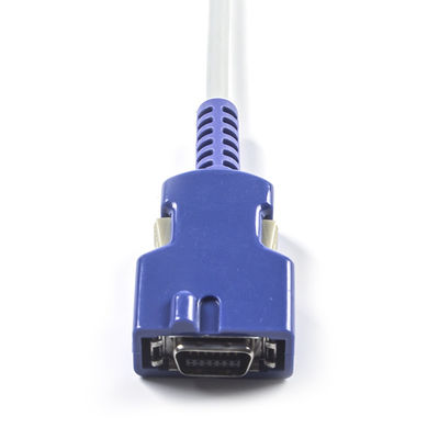 Sensor de SpO2 3M semiacabado para C-ovidien N-ellcor Pulso Oxímetro Cable 100g Peso e DB 14-pin conector roxo