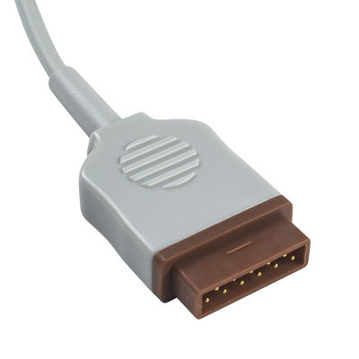 Adaptador de temperatura compatível com GE Healthcare Marquette para tamanho do paciente adulto cinza escuro
