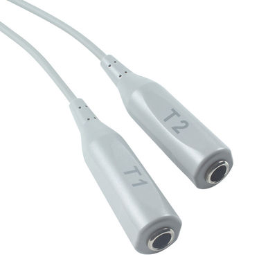 Adaptador de temperatura compatível com GE Healthcare Marquette para tamanho do paciente adulto cinza escuro