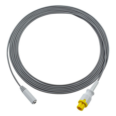 Adaptador de temperatura de conector de 2 pines de canal único compatível com o Mindray Datascope 0011-30-37391