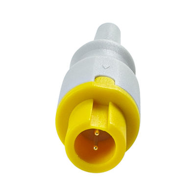 Adaptador de temperatura de conector de 2 pines de canal único compatível com o Mindray Datascope 0011-30-37391