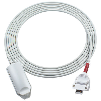 Sensor de SpO2 do clipe do dedo adulto 1.0M Compativel Rad-G Direct