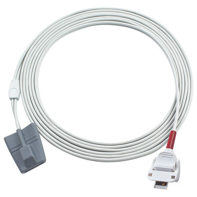 Sensor de SpO2 do clipe do dedo adulto 1.0M Compativel Rad-G Direct