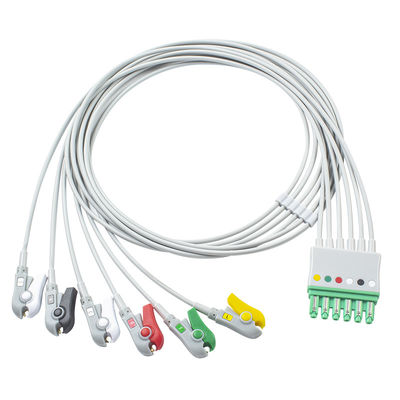 S-iemens Draeger Drager MP03405 ECG fios de chumbo 6 chumbo grabber cabo M300 Infinity M540 MultiMed Plus IEC clip