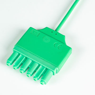 Fios de ECG Reutilizáveis Drager S-iemens Monolead 3Vias IEC Snap MS14555 Fios de ECG