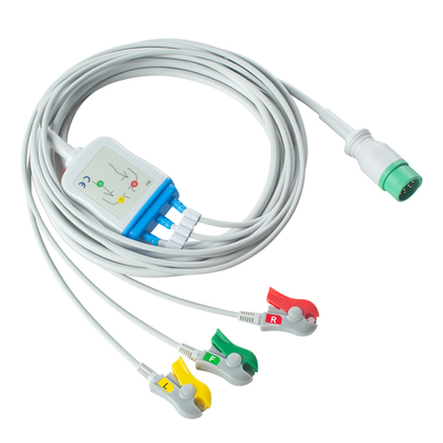 Cabo ECG Philips 5 Derivações 12Pin M1975A para Adultos e Pediátricos
