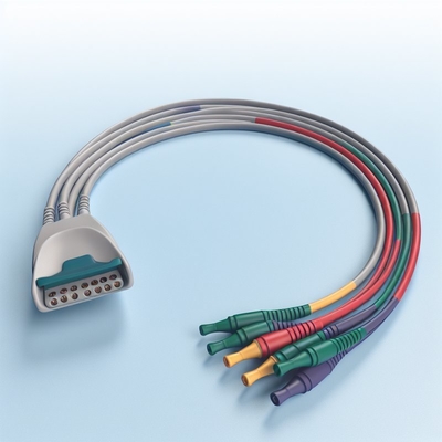 Cabo ECG Philips 5 Derivações 12Pin M1975A para Adultos e Pediátricos
