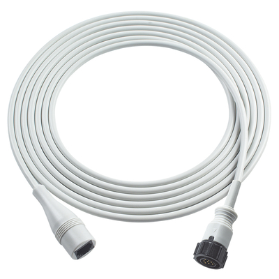 Cabo adaptador IBP compatível com GE 5 pinos para Abbott 3,5M TPU cinza