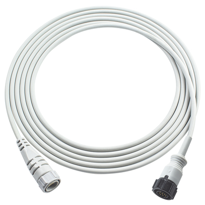 Cabo adaptador IBP compatível com GE 5 pinos para Abbott 3,5M TPU cinza