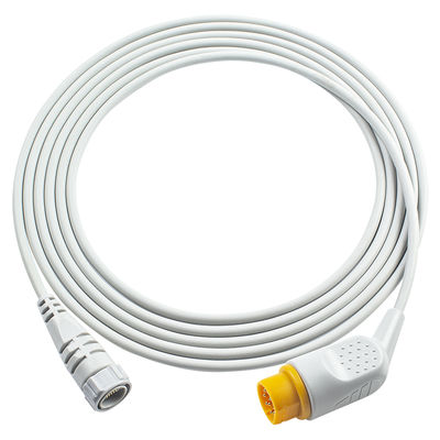 Drager S-iemens 10Pin IBP Adaptador Cable 3,5m para monitores de pacientes
