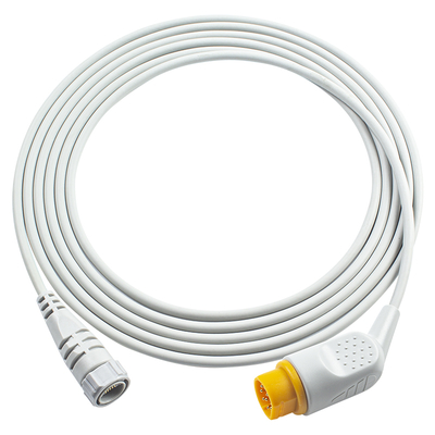Drager Siemens 10Pin IBP Adaptador Cable 3,5m para monitores de pacientes