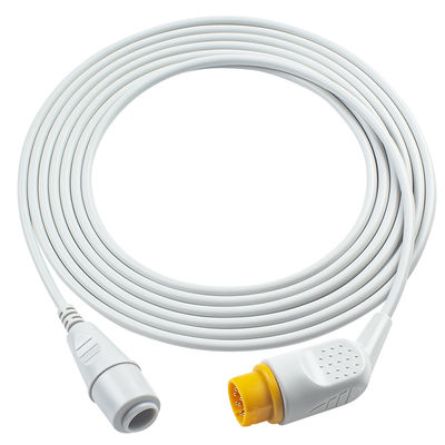 Drager S-iemens 10Pin IBP Adaptador Cable 3,5m para monitores de pacientes