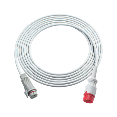 Cabo de extensão do adaptador IBP Zoncare 8 pinos para Edward Argon BD Abbott BB PVB Utah Medex Mindray Connector
