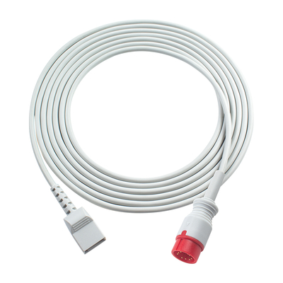 Cabo de extensão do adaptador IBP Zoncare 8 pinos para Edward Argon BD Abbott BB PVB Utah Medex Mindray Connector