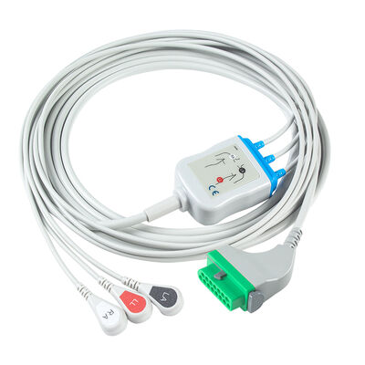 Fukuda Denshi CIO-07CTP-5NA CIO-07CTP-3NA Cable ECG 15Pin DSL-8001 DSL-8001R Dynascope DS-8100 DS-8200 DS-8500