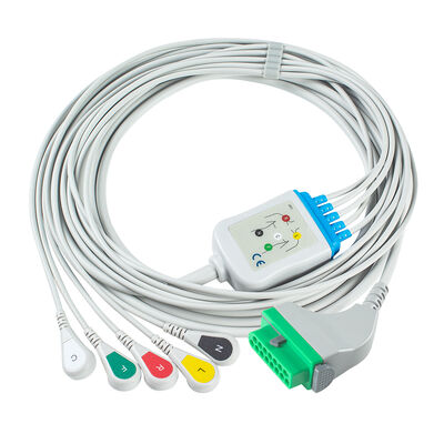 Fukuda Denshi CIO-07CTP-5NA CIO-07CTP-3NA Cable ECG 15Pin DSL-8001 DSL-8001R Dynascope DS-8100 DS-8200 DS-8500