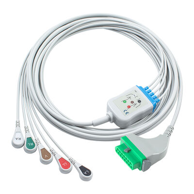 Fukuda Denshi CIO-07CTP-5NA CIO-07CTP-3NA Cable ECG 15Pin DSL-8001 DSL-8001R Dynascope DS-8100 DS-8200 DS-8500