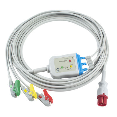 Cabo de ECG Medica D Logicare Series 2000 Biocare im12 Penlon InterMed 6 pinos Cabos de ECG e Fios-guia