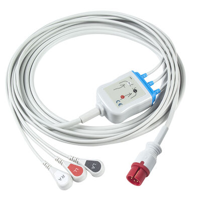 Cabo de ECG Medica D Logicare Series 2000 Biocare im12 Penlon InterMed 6 pinos Cabos de ECG e Fios-guia