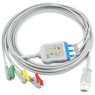 Cabo de ECG 5 Chumbo 12Pin M1975A para Adultos Pediátricos