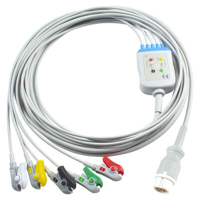 Cabo de ECG 5 Chumbo 12Pin M1975A para Adultos Pediátricos
