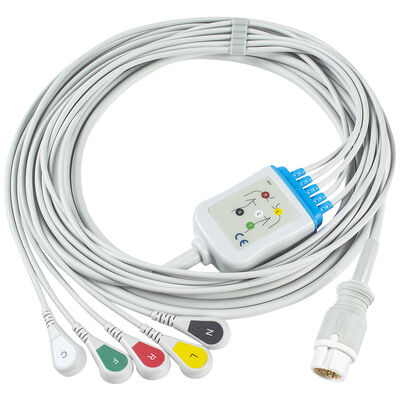 Cabo de ECG 5 Chumbo 12Pin M1975A para Adultos Pediátricos