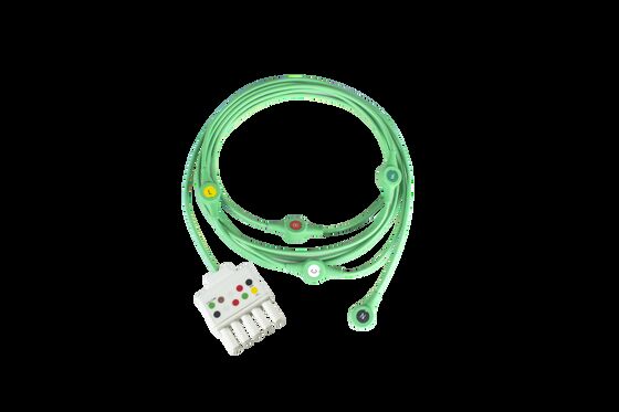 Seemen Draeger Monolead MS16160 MS16161 ECG ECG paciente Cabo e fios de chumbo 3 fios de chumbo duplo 5Pin