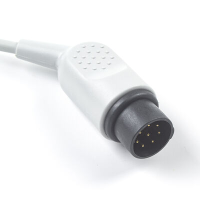 NihonKohden OEC-6102A Cabo ECG de 8 pinos e fios condutores