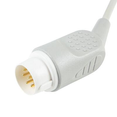 Cabo ECG de 8 pinos Ph 43100A e fios condutores hp CodeMaster XL + máquina desfibriladora