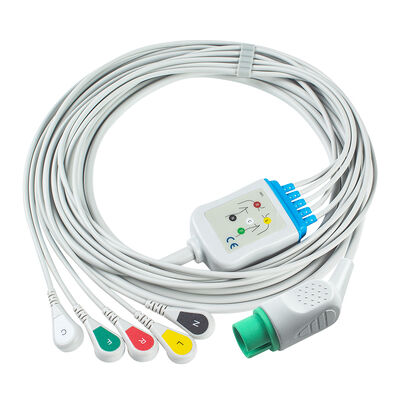 Petas KMA900 Cabo ECG de 17 pinos e fios condutores