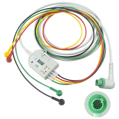 Stryker M-edtronic Fisiocontrole LIFEPAK 12 120 15 Desfibrilador ECG EKG Cabos e fios de chumbo 11111-000018 11111-000020