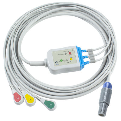 Cabo e fios de ECG de uma peça de 7 pinos e 3 derivações Samsung