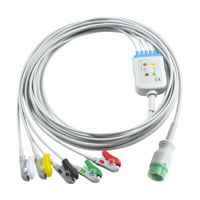 Zoncare PM7000D Cabo e fios de ECG de 3/4/5 derivações