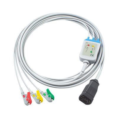 Cabo e fios de ECG de uma peça Zoll 15Pin