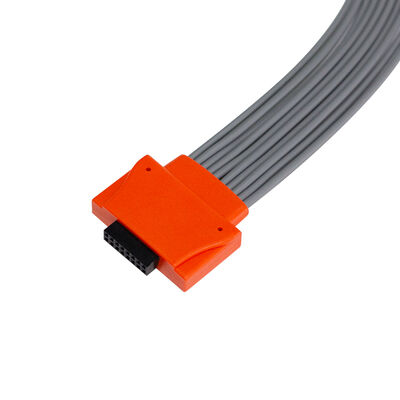 Cabo de Holter ECG Compatível com Cardioline Walk400h Clickholter NG de 5 e 7 Derivações em Material TPU com Código de Cores IEC