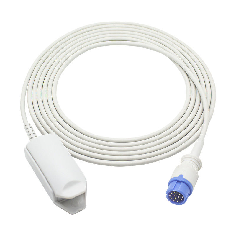 Ponta de prova reusável de Pin Adult Finger Clip SpO2 da tecnologia 12 de Oxi-max do sensor SpO2 de Anke ASC-553