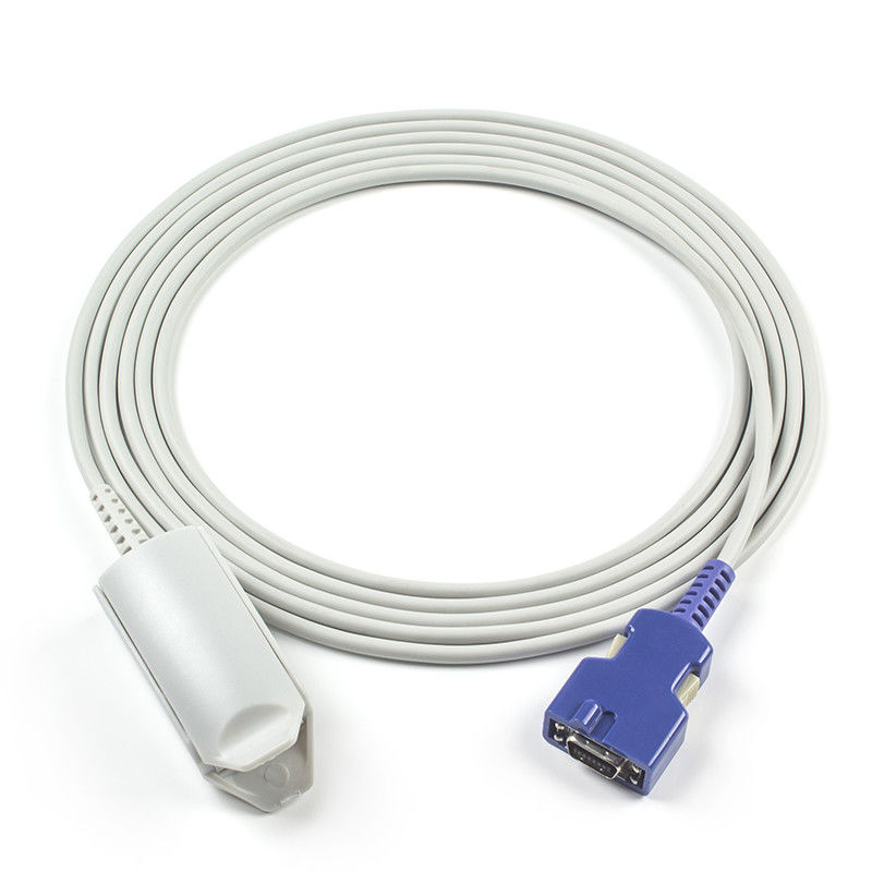 Sensor adulto do grampo SpO2 do dedo da ponta de prova 14Pin N550 N560 N595 NPB-290 da tecnologia SpO2 de N-ellcor Oxi-max