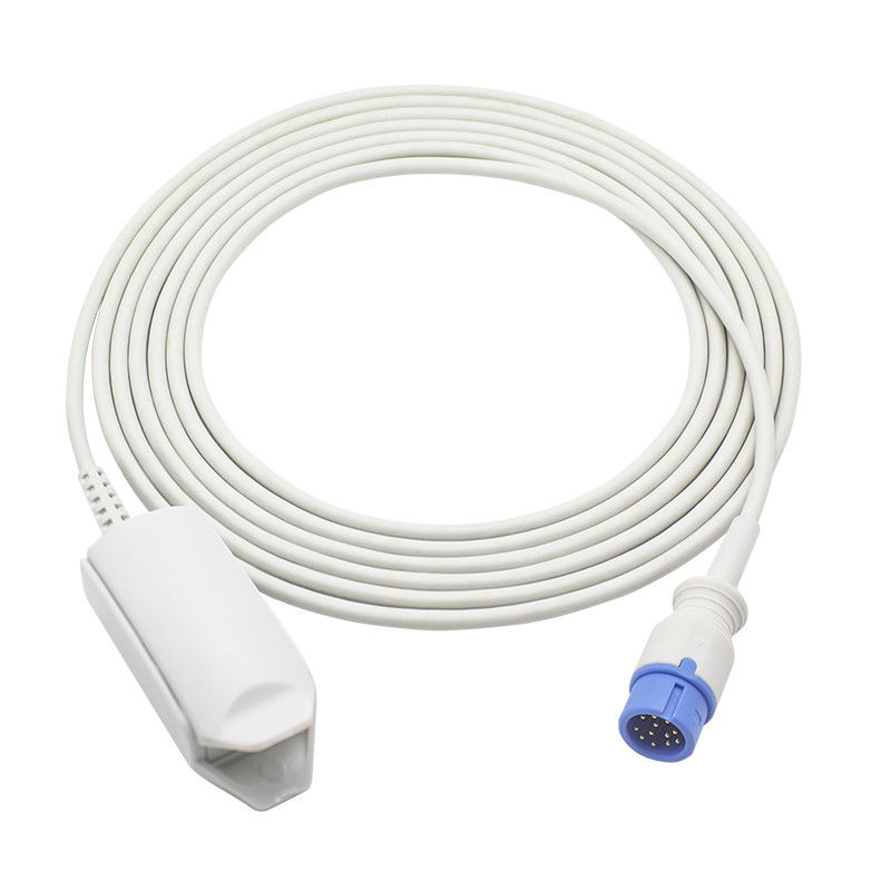 Da tecnologia vermelha reusável do sensor SpO2 12pin for M-asi-mo de Comen C60 ponta de prova adulta do grampo SpO2 do dedo