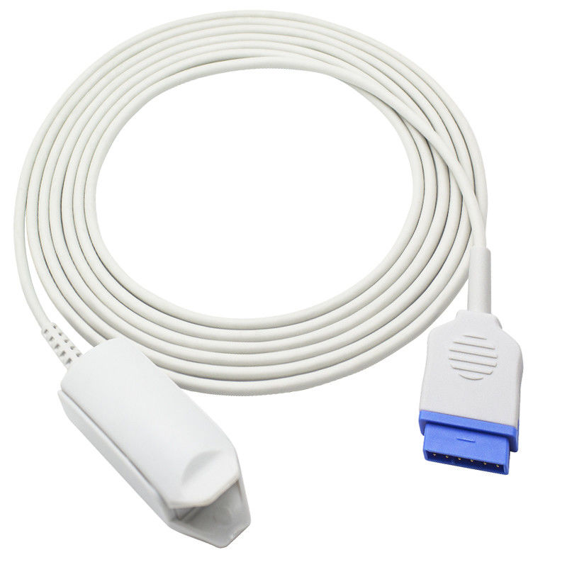 Ponta de prova do traço 2021406-001 2500 B20 11 Pin Adult Finger Clip SpO2 do sensor 2006644-001 de Marquette Spo 2 dos cuidados médicos de GE