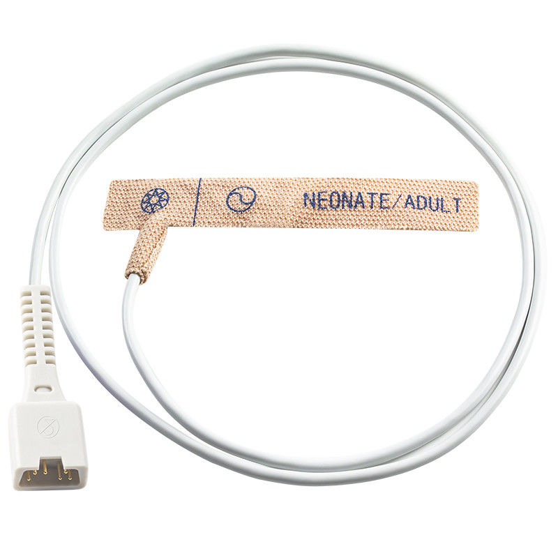 Novametrix 512 MARS Sensor de SpO2 descartável de 6 pinos 710 715 adulto Estiramento da pele do recém-nascido Tecido Sonda descartável de SpO2