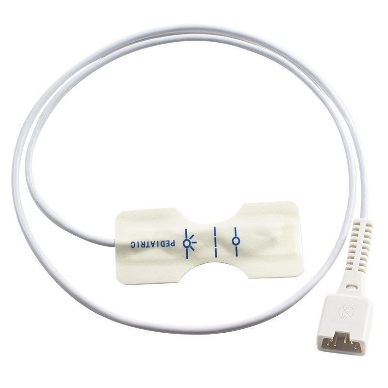 Novametrix 513 710 6pin ponta de prova descartável SpO2 da espuma branca pediatra descartável de MARTE do sensor 715 SpO2