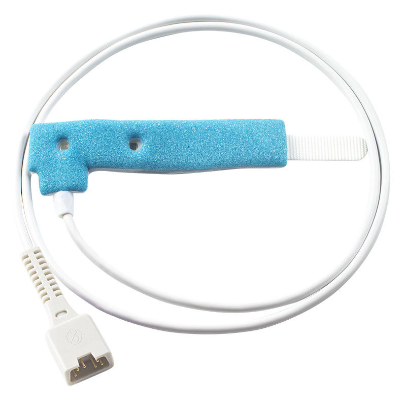 Do Neonate infantil descartável da ponta de prova SpO2 710 de Novametrix 715 MARTE ponta de prova SpO2 descartável azul de Spong